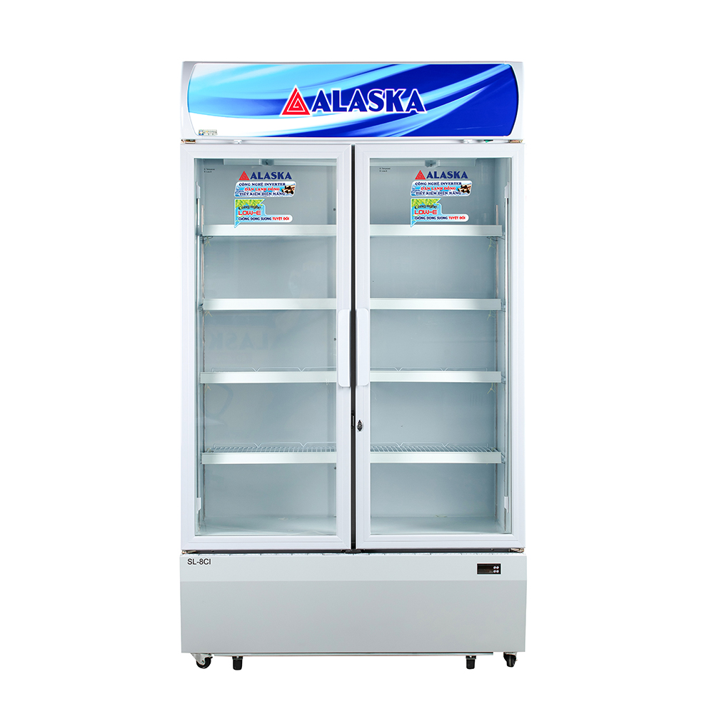 Tủ Mát Inverter Alaska LCI-1000C 960 Lít Dàn Đồng 2 Cửa