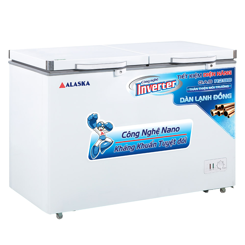Tủ đông mát inverter Alaska 372 lít BCD-5568CI