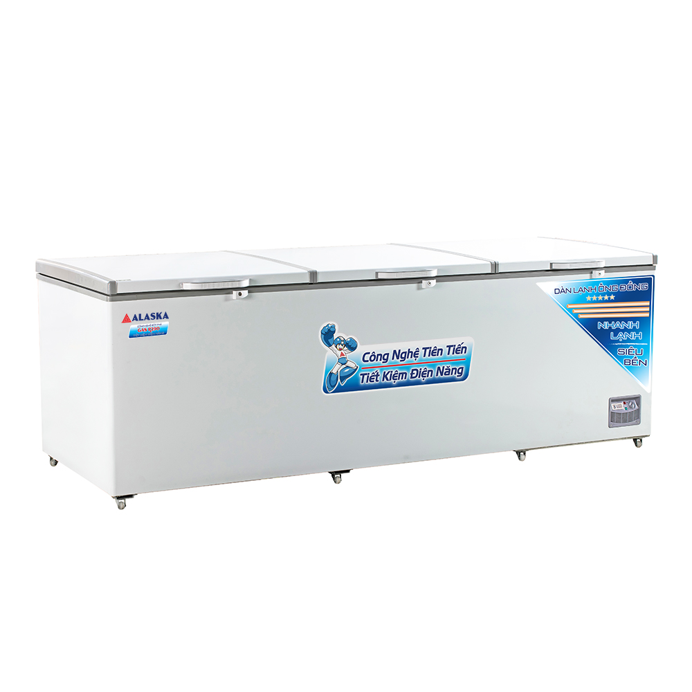 Tủ Đông Alaska HB-1500C, 1500 Lít Dàn Lạnh Đồng