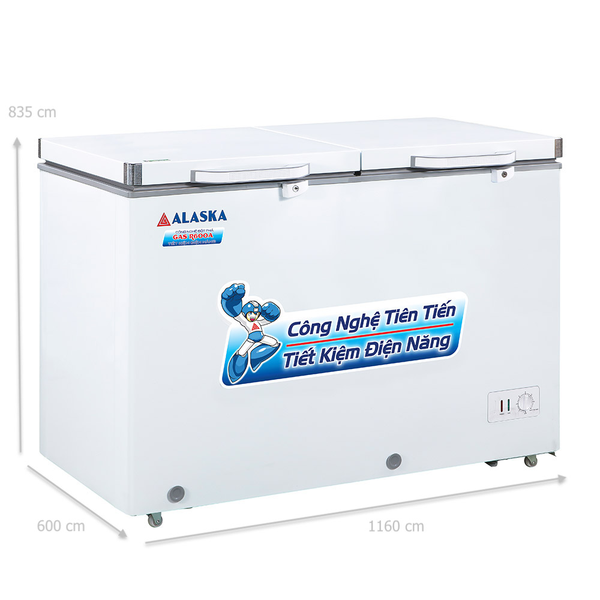 Tủ Đông Mát Alaska BCD-4567N, 450 Lít