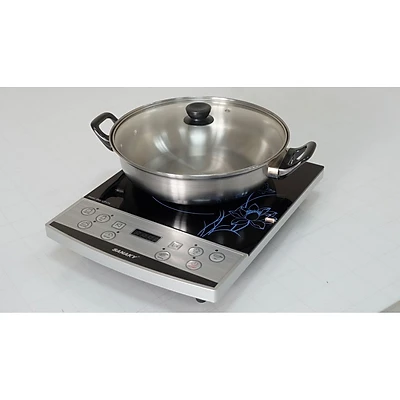 Bếp từ Sanaky SNK- ICP 17A, có nồi lẩu (Hàng Chính Hãng)