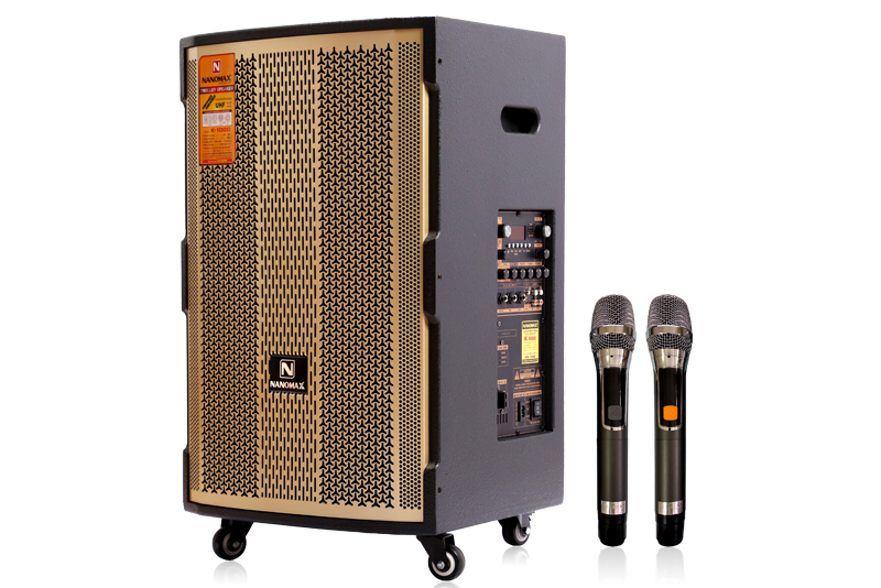 Loa Kéo Karaoke Nanomax K-1000 Bluetooth Bass 40cm 450w
