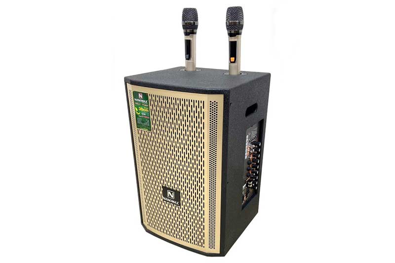 Loa Kéo Karaoke Nanomax S-800 new 2022 Bluetooth Bass 30cm 360w