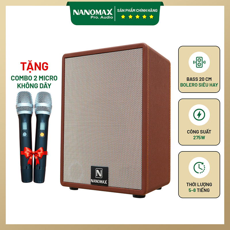 Loa Karaoke Xách Tay Nanomax K-40