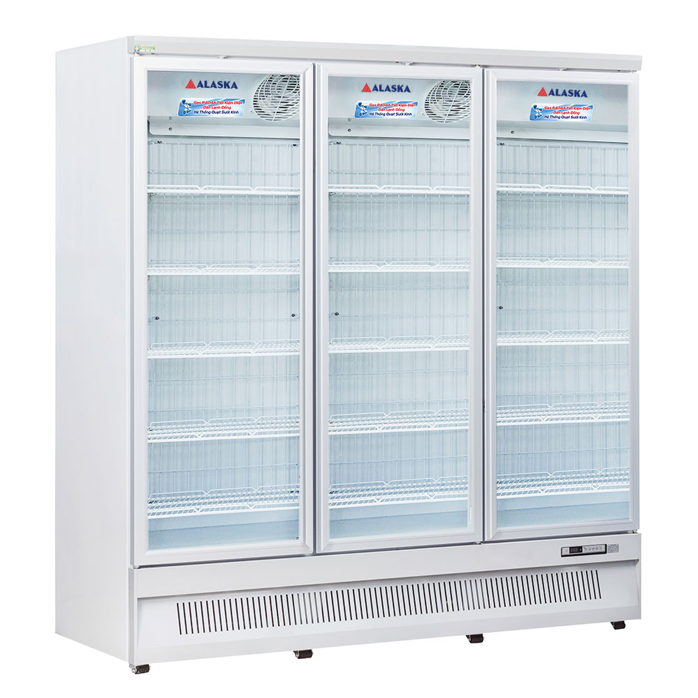 Tủ đông đứng mặt kính Alaska IF-1100G3 1100L 3 cánh