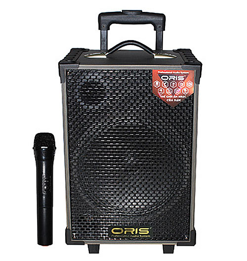 Loa kéo ORIS TO-08, loa karaoke 2.5 tấc, kèm 1 mic ko dây