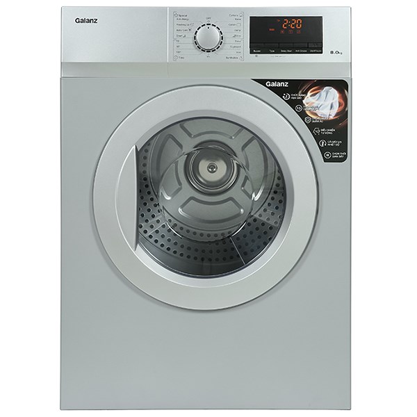 Máy sấy thông hơi Galanz 8 kg DV-80T5C(S)