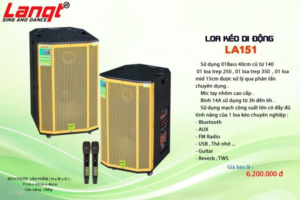 Loa kéo di động Lanqt LA151