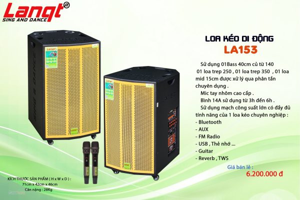 Loa kéo di động Lanqt LA153