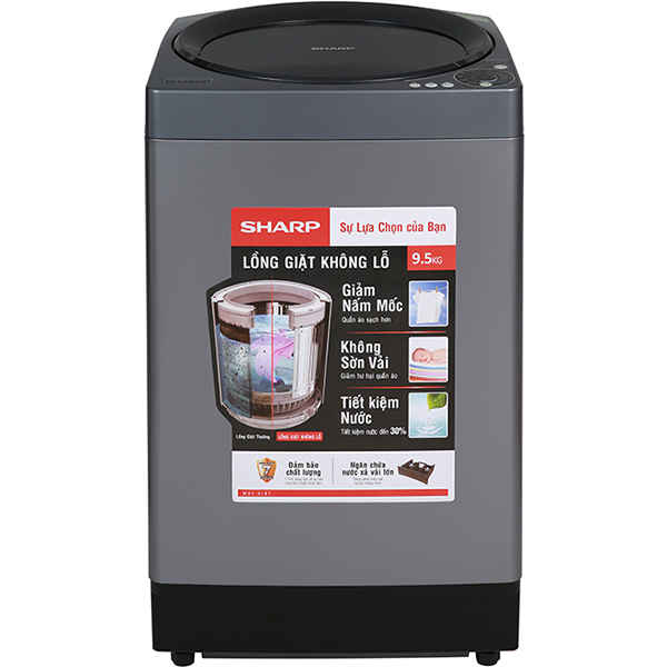 Máy giặt Sharp 10 kg ES-W100PV-H