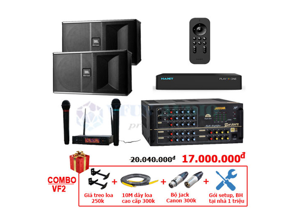 Dàn Karaoke Gia Đình VF2 giá dưới 20 triệu