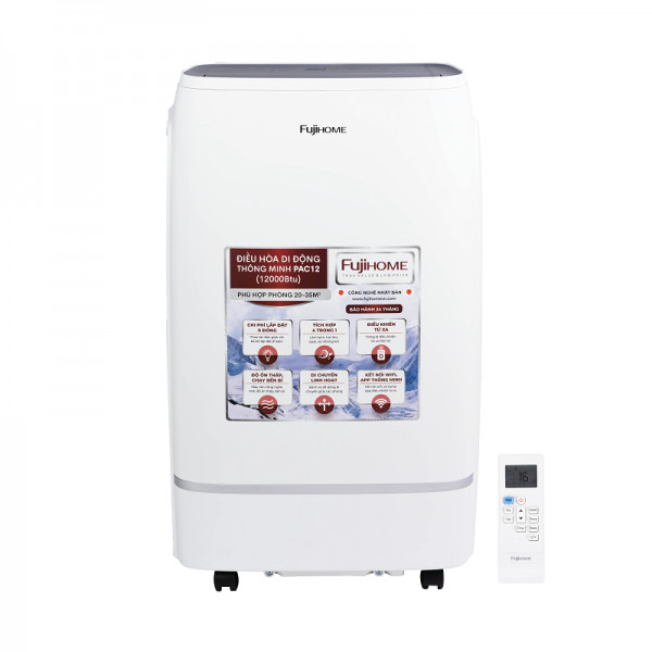 Máy lạnh di động FujiHome PAC12 (12.000BTU) 1.5HP