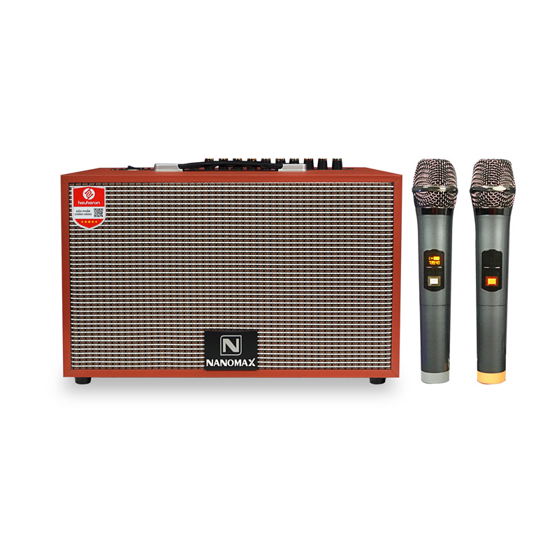 Loa Karaoke Xách Tay Nanomax K-01 Bass 20cm 120w