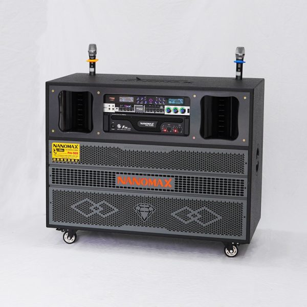 Loa Kéo Điện Nanomax Pro-909 Bass Đôi 40cm 3600w