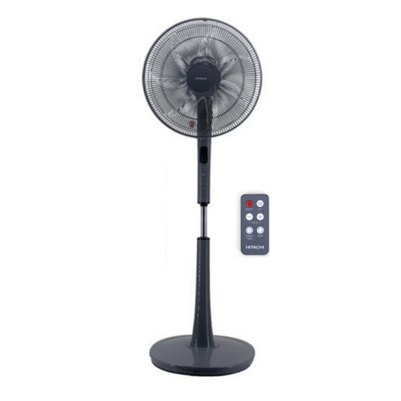 Quạt cây 7 cánh động cơ DC Hitachi LF-D6RCGM-xám