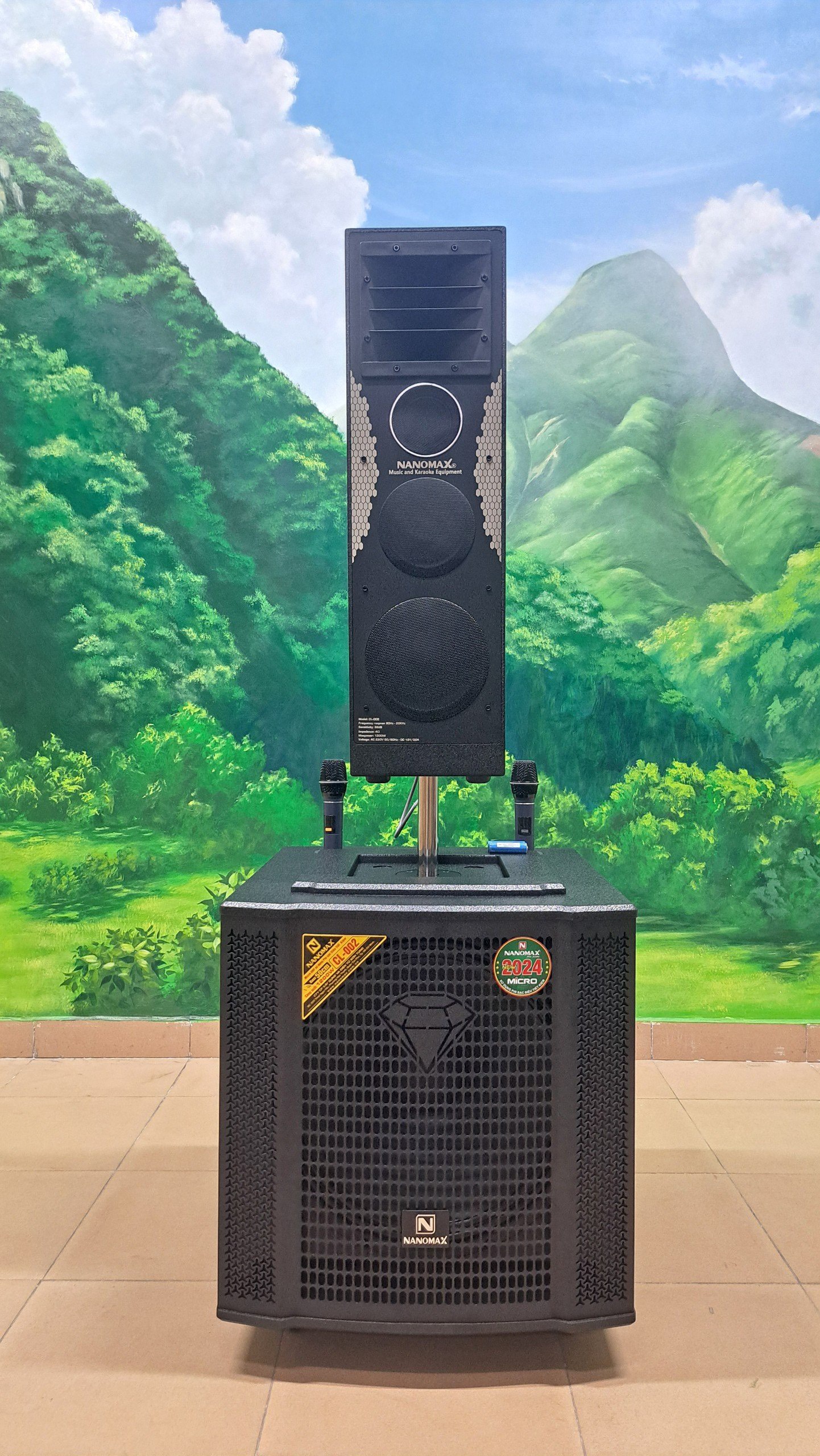 Loa Cây Nanomax CL-001 Bass 40cm 850w cao cấp