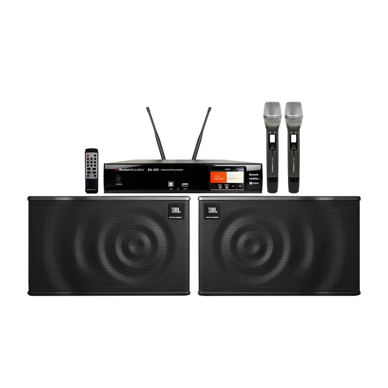 Dàn Karaoke loa JBL MK10 - Am ly Sumico SU400 Sắc Âm