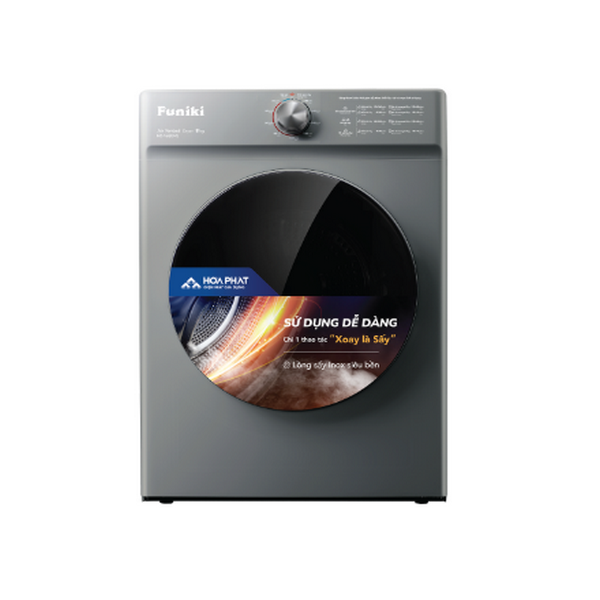 Máy sấy thông hơi Funiki 8 kg HD V680AG