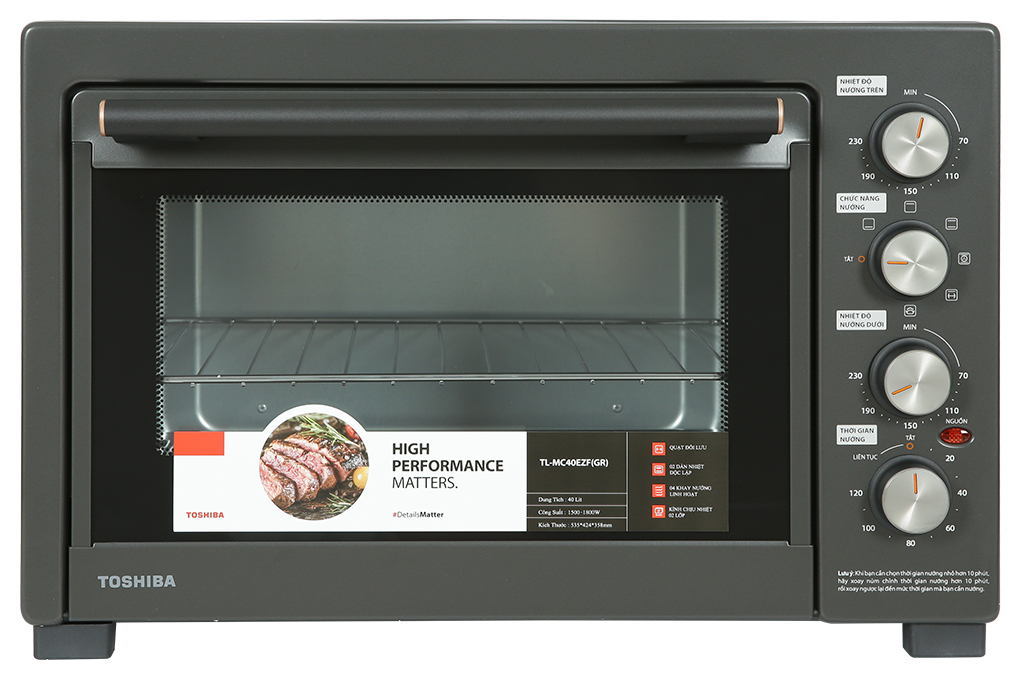 Lò nướng Toshiba TL-MC40EZF(GR) 40 lít