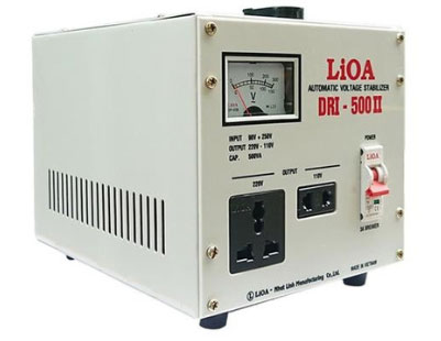 Ổn áp Lioa 1 pha 500VA DRI-500II (90V - 250V)