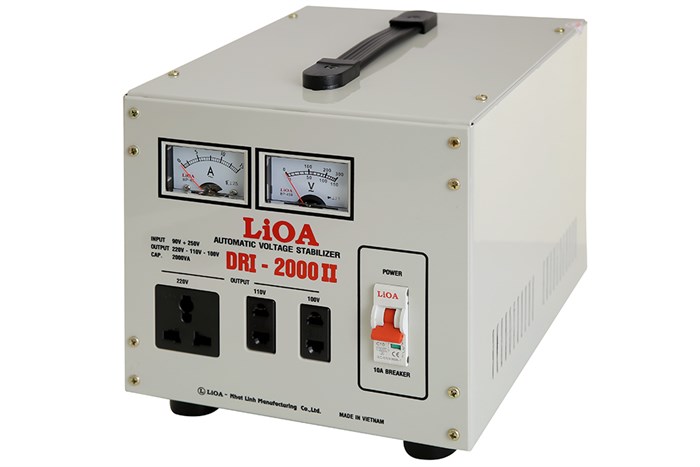 Ổn áp 1 pha Lioa 2KVA DRI-2000 II